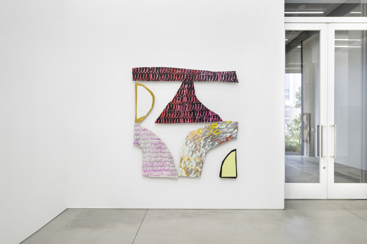 Installation view with Justine Hill, <em>Replica 1</em>, 2020