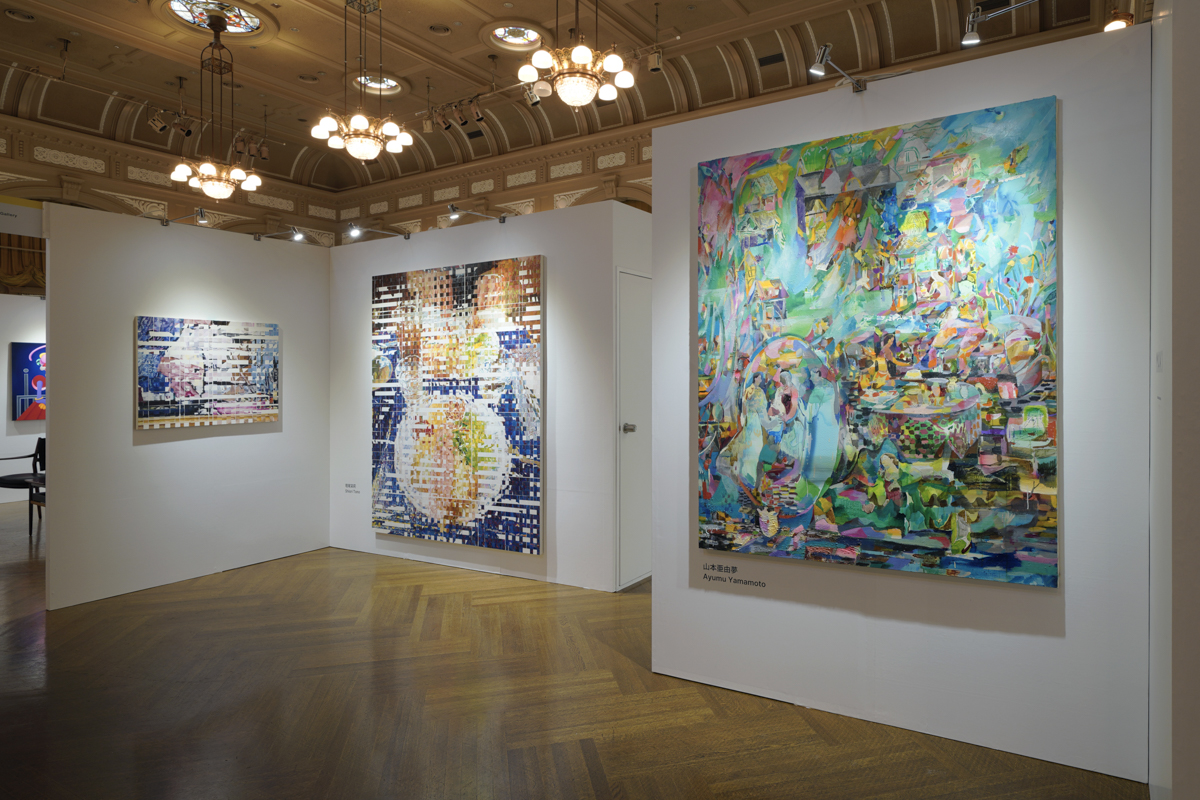 Installation view, artwork, left to right: Shiori Tono; Ayumu Yamamoto