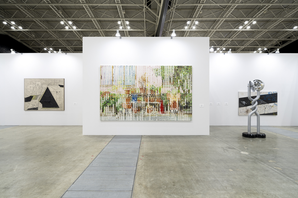 Installation view, artwork, left to right: Anthony Miler; Shiori Tono; Takuro Tamura