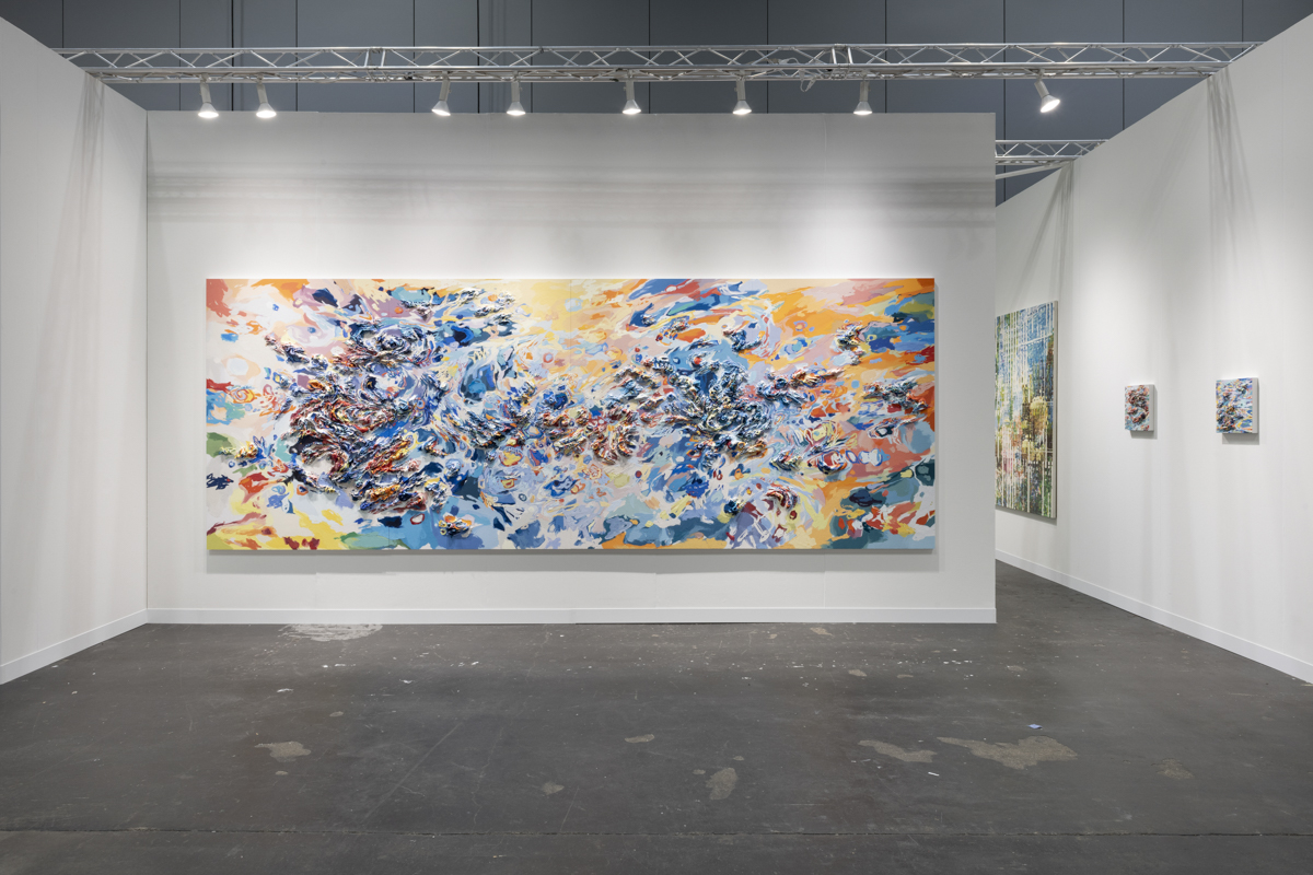 Installation view, artwork, left to right: Anne Kagioka Rigoulet; Shiori Tono, Photo: Adam Reich