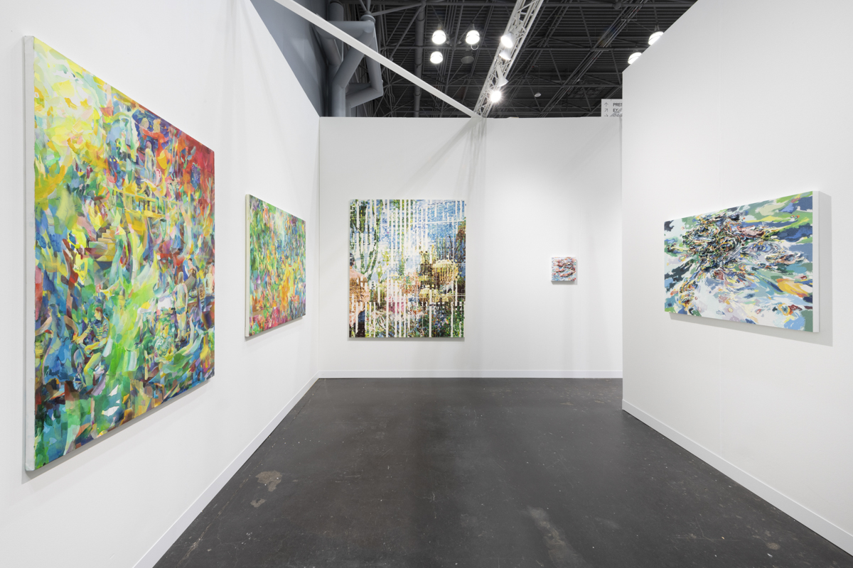 Installation view, artwork, left to right: Ayumu Yamamoto; Shiori Tono; Anne Kagioka Rigoulet, Photo: Adam Reich